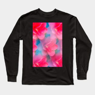 Pink camellia flowers Long Sleeve T-Shirt